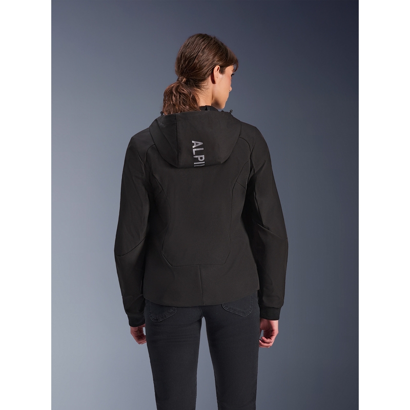 Giacca da moto da donna Alpinestars Stella Radium Tech Hoodie nera