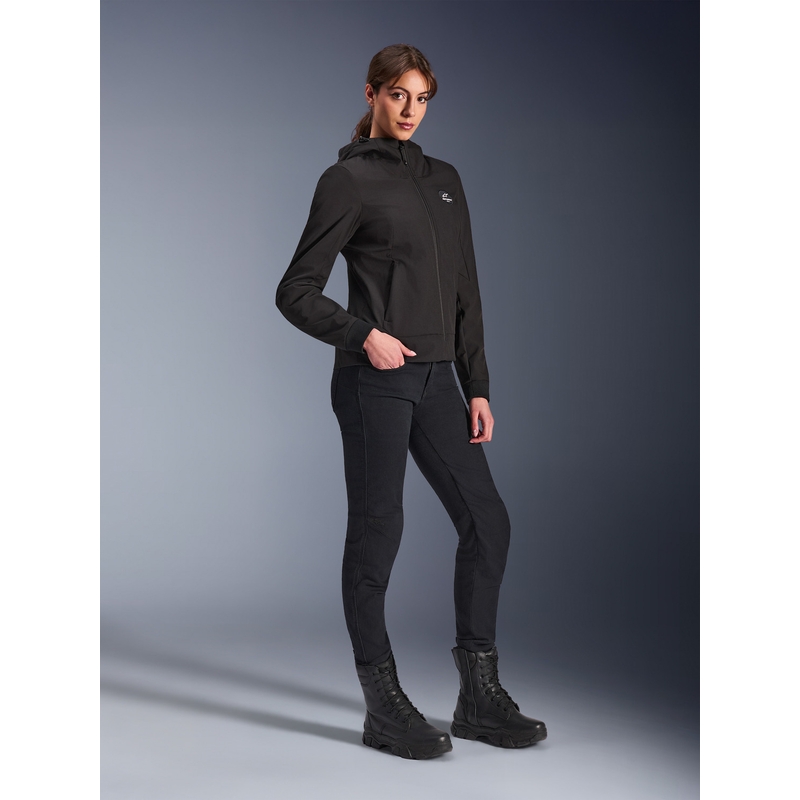 Giacca da moto da donna Alpinestars Stella Radium Tech Hoodie nera