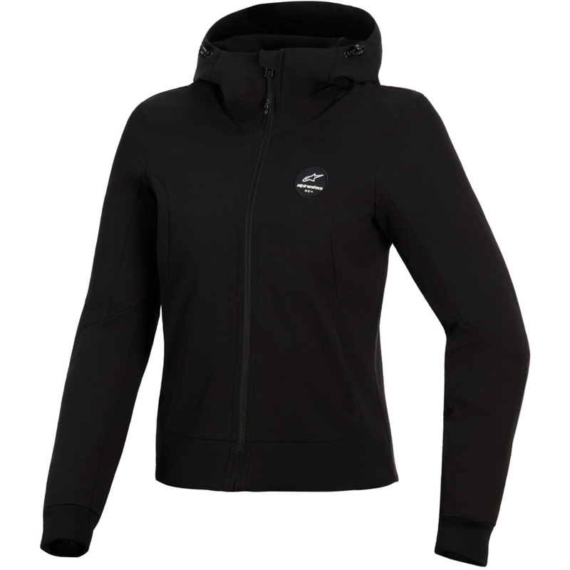 Giacca da moto da donna Alpinestars Stella Radium Tech Hoodie nera