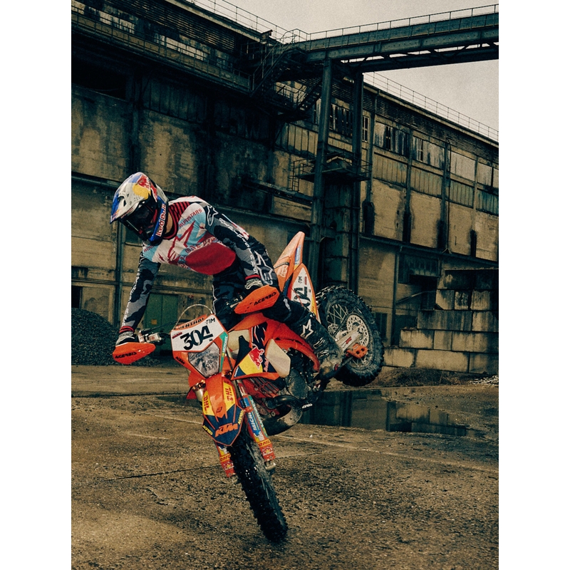 Maglia da motocross Alpinestars Techstar edizione limitata Beast Coast grigio-nero-arancione