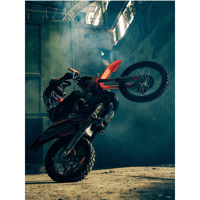 Maglia da motocross Alpinestars Techstar edizione limitata Beast Coast grigio-nero-arancione