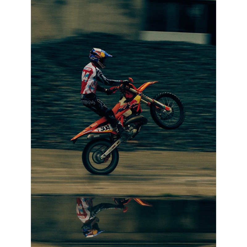 Maglia da motocross Alpinestars Techstar edizione limitata Beast Coast grigio-nero-arancione
