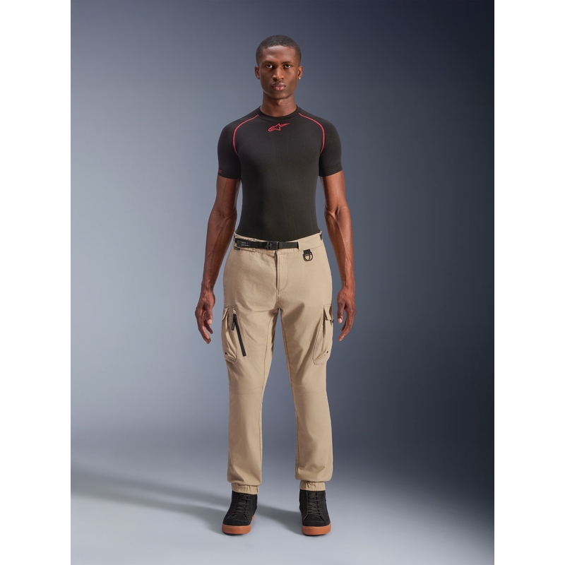 Pantaloni da moto cargo Alpinestars Flex-AST beige chiaro
