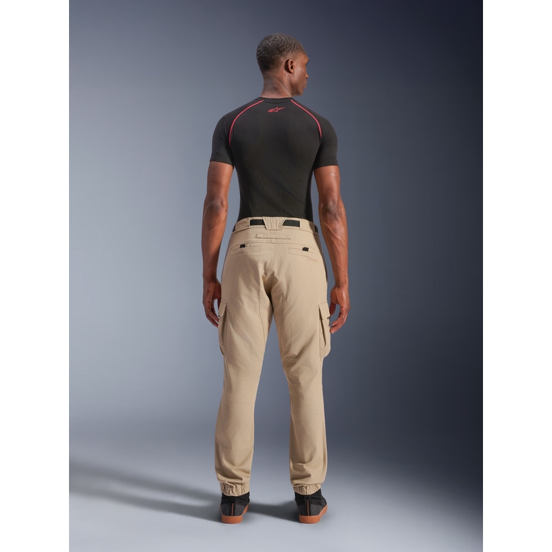 Pantaloni da moto cargo Alpinestars Flex-AST beige chiaro