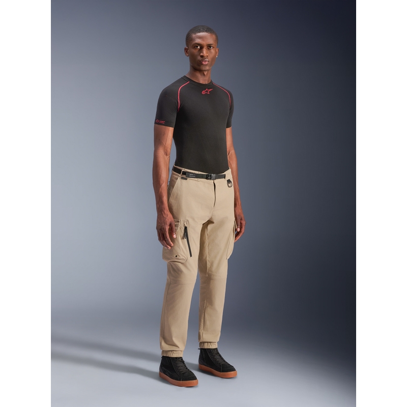 Pantaloni da moto cargo Alpinestars Flex-AST beige chiaro