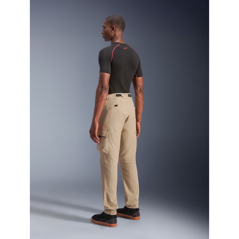 Pantaloni da moto cargo Alpinestars Flex-AST beige chiaro
