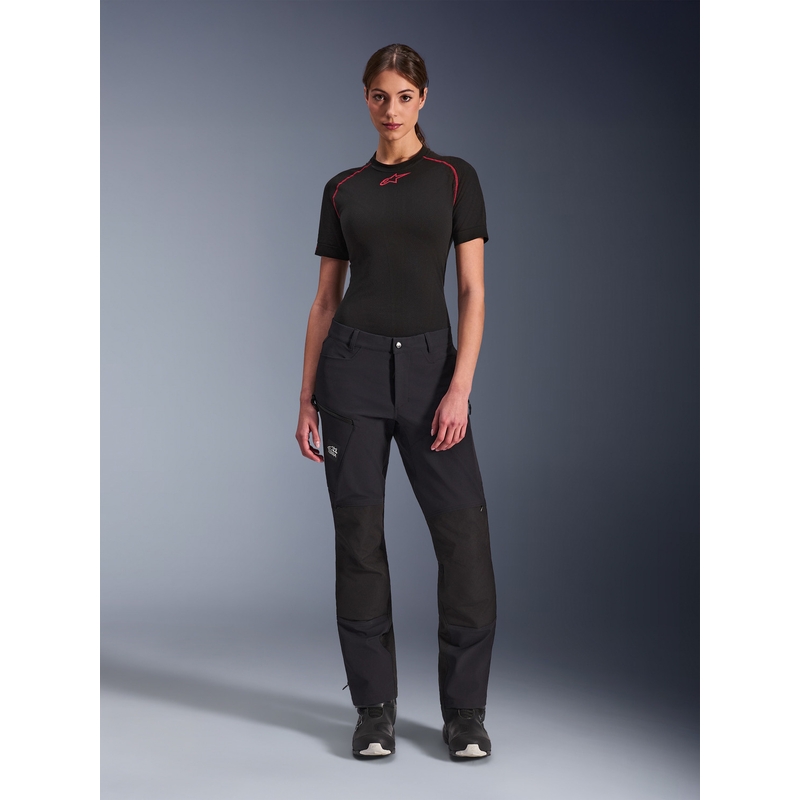 Pantaloni da moto da donna Alpinestars Stella Explore AST neri