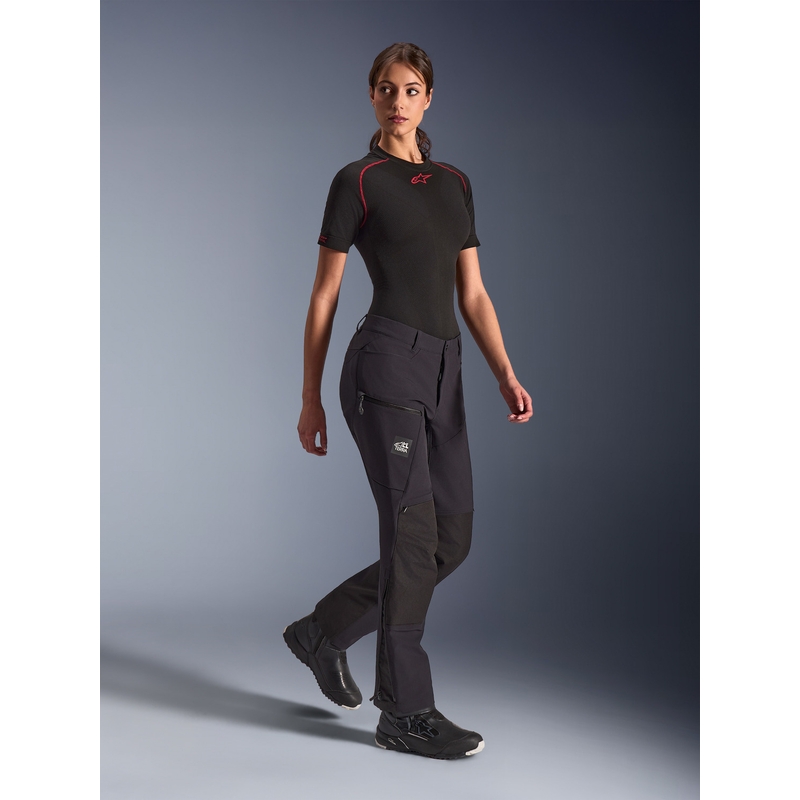 Pantaloni da moto da donna Alpinestars Stella Explore AST neri