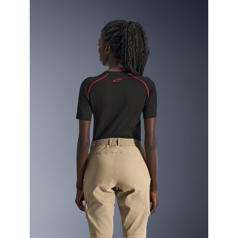 Pantaloni da moto da donna Alpinestars Stella Explore AST, marrone chiaro-nero