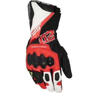 Collezione di guanti da moto Alpinestars SP-3 FQ20 nero-rosso fluo-bianco
