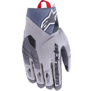 Guanti da moto Alpinestars Durack grigio scuro-grigio chiaro