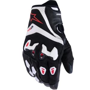 Guanti da moto Alpinestars SP-R PRO neri-bianchi-rossi