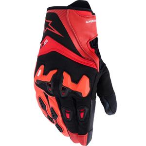 Guanti da moto Alpinestars SP-R PRO rosso-fluo rosso-nero