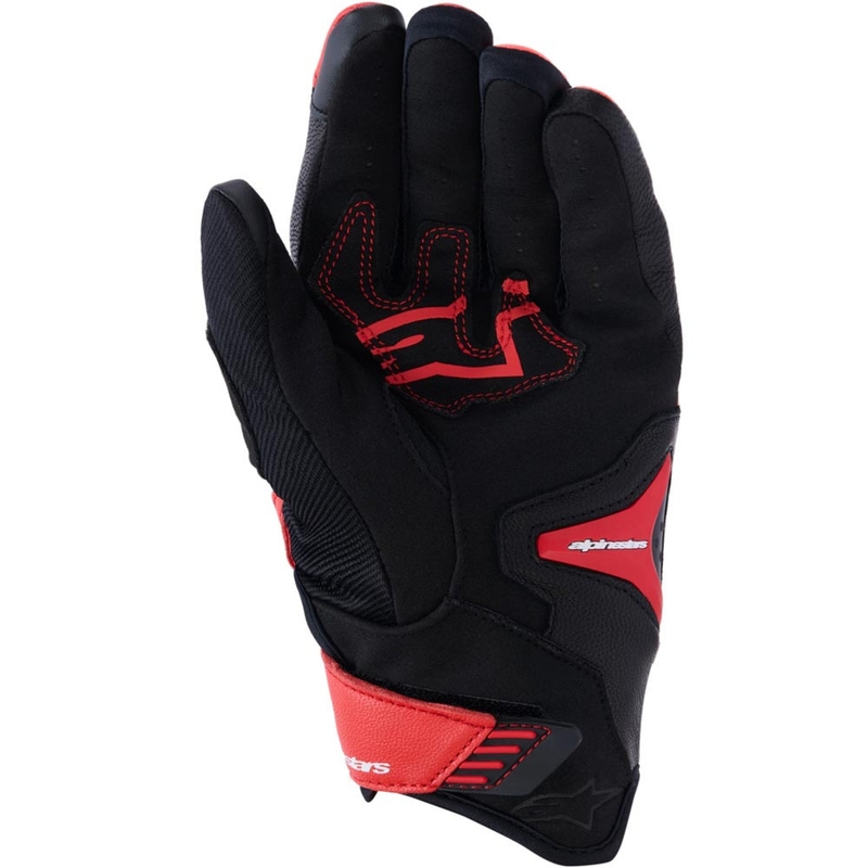 Guanti da moto Alpinestars SP-R PRO rosso-fluo rosso-nero