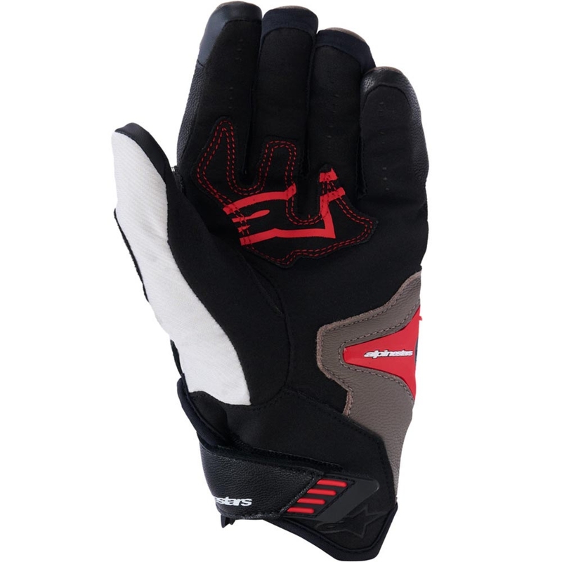 Guanti da moto Alpinestars SP-R PRO grigio chiaro-marrone-arancione