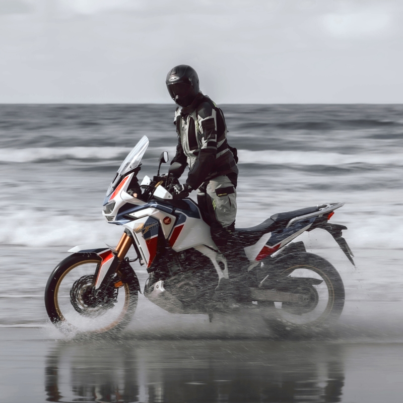 Giacca da moto Rebelhorn Patrol grigio-nero-giallo fluo