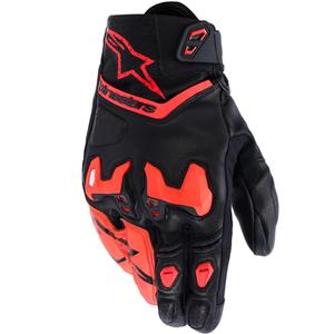 Guanti da moto Alpinestars SP-R TECH neri-rosso fluo