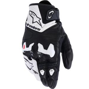 Guanti da moto Alpinestars SP-R TECH bianco-nero