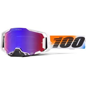 Occhiali da motocross 100% ARMEGA HIPER UNITED con lente HIPER rosso-blu