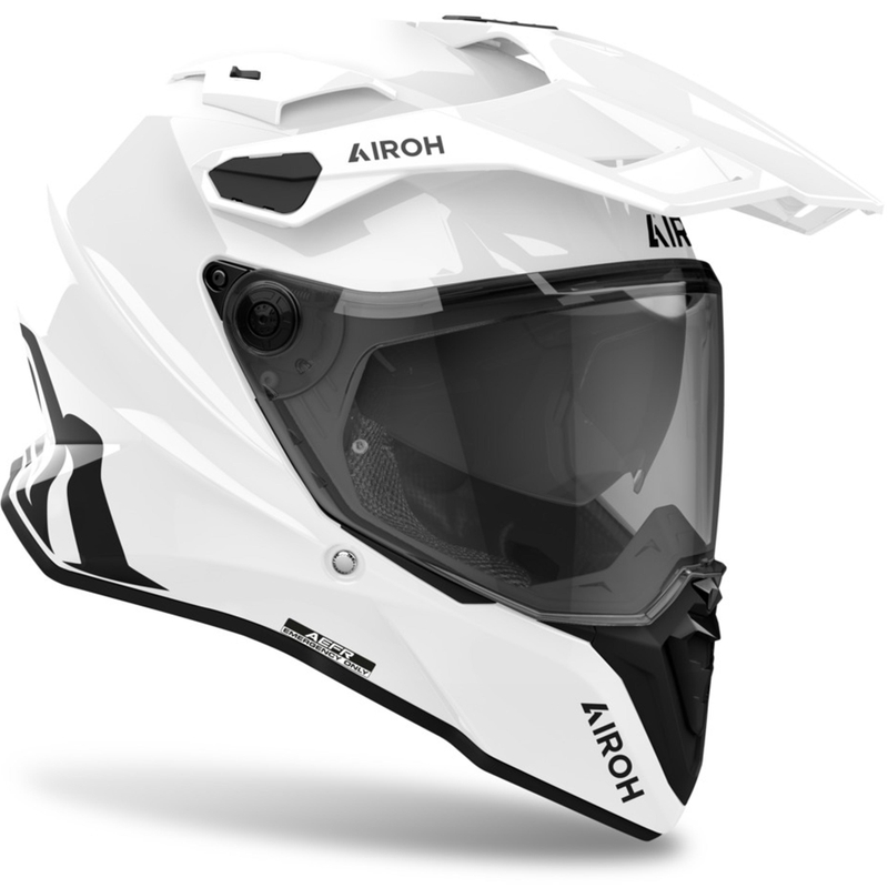 Casco da enduro Airoh Commander 2, colore bianco lucido