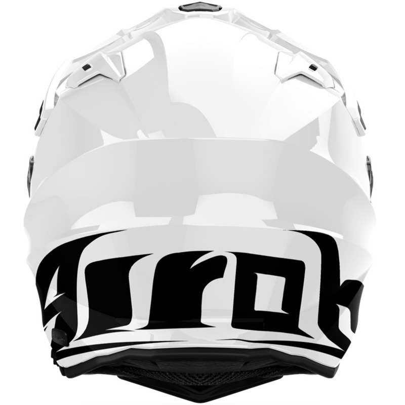 Casco da enduro Airoh Commander 2, colore bianco lucido