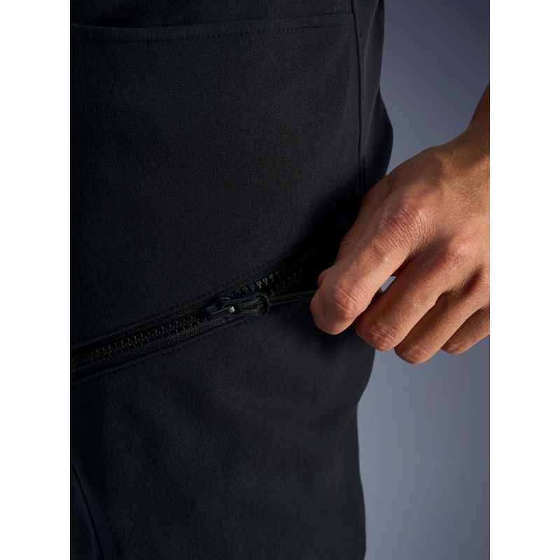 Pantaloni da moto corti Alpinestars Explore AST neri
