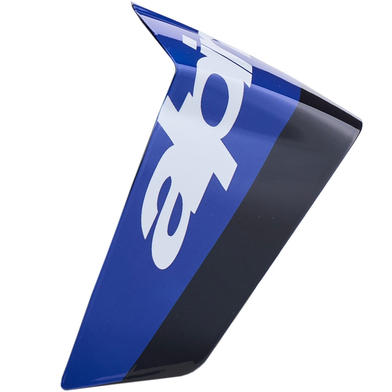 Spoiler aerodinamico per caschi da moto Alpinestars Supertech R10 Arius racing profile blu-bianco-nero