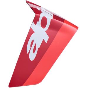 Spoiler aerodinamico per caschi da moto Alpinestars Supertech R10 Arius racing profile fluo rosso-rosso-bianco