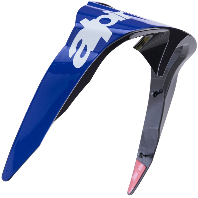 Spoiler aerodinamico per caschi da moto Alpinestars Supertech R10 Arius profilo standard blu-bianco-nero