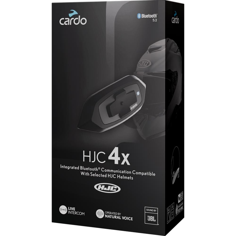 Interfono per moto Cardo HJC 4X nero