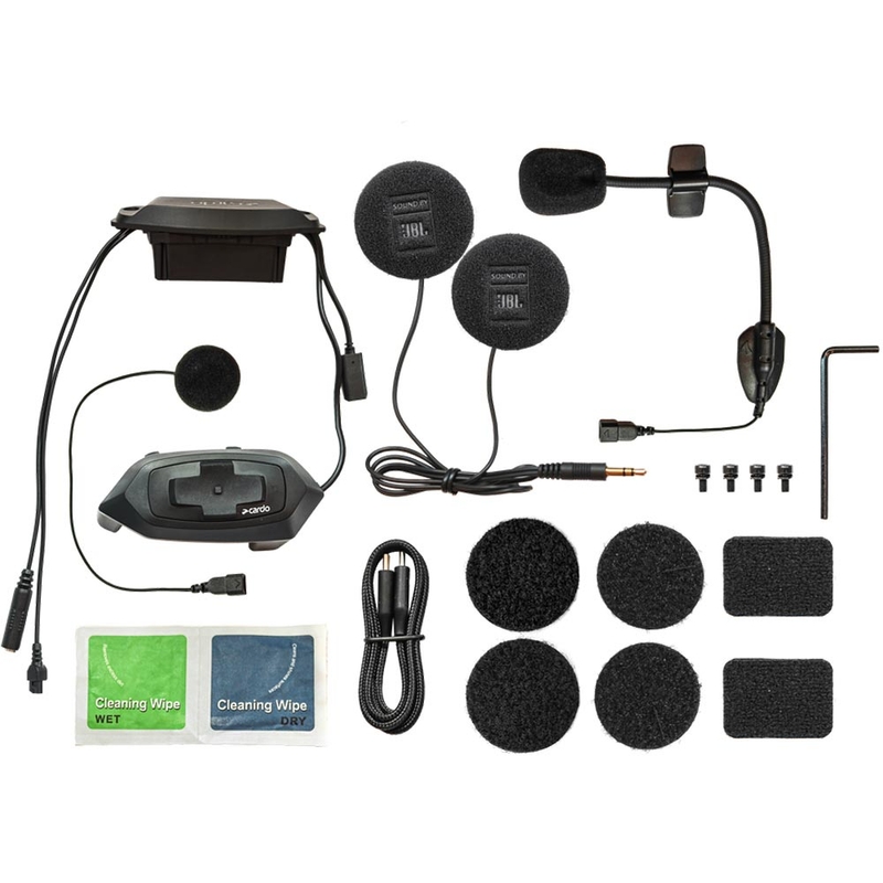 Interfono per moto Cardo HJC Packtalk nero