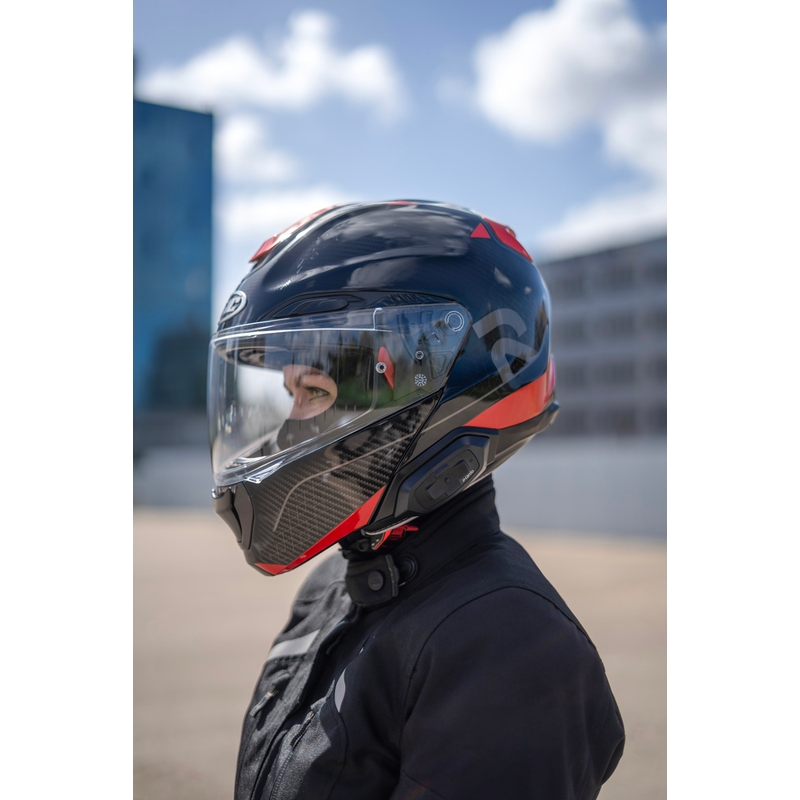 Interfono per moto Cardo HJC Packtalk nero