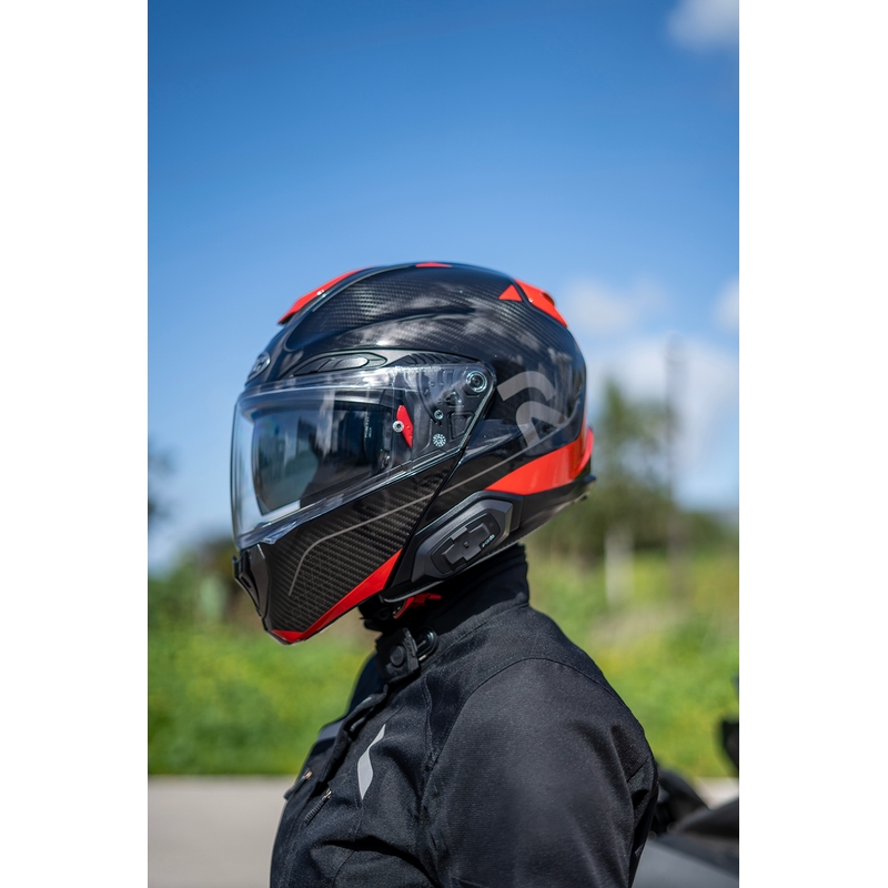 Interfono per moto Cardo HJC Packtalk nero