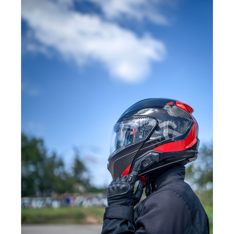 Interfono per moto Cardo HJC Packtalk nero