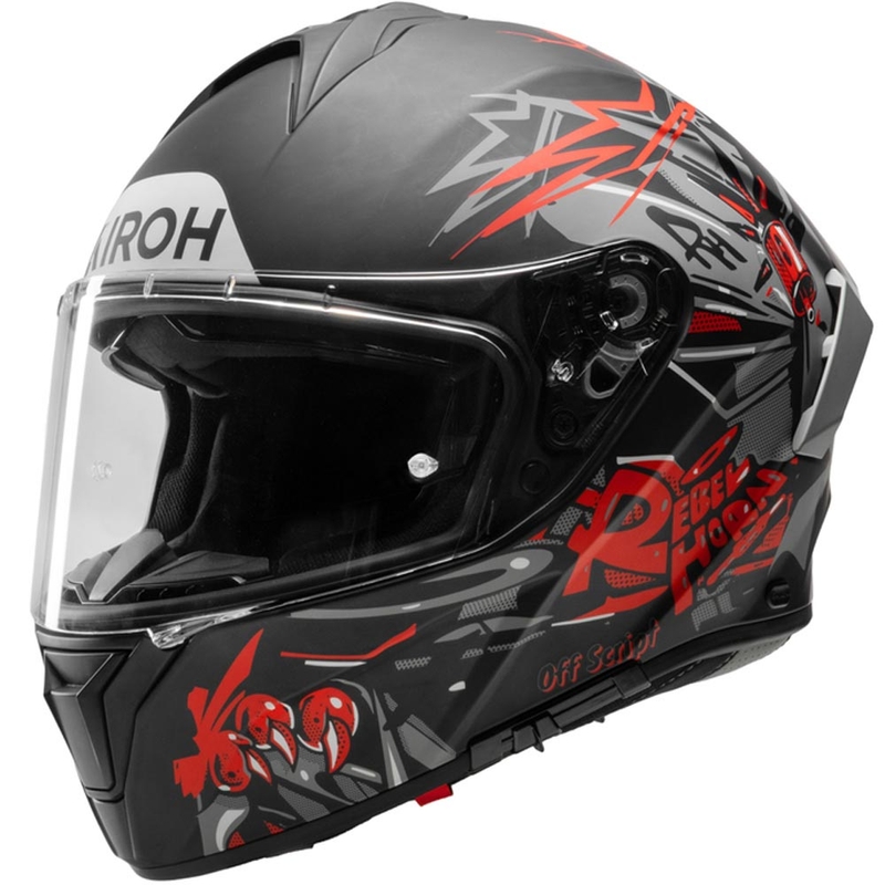 Casco integrale da moto Airoh Spark 2 Cruze nero opaco-grigio