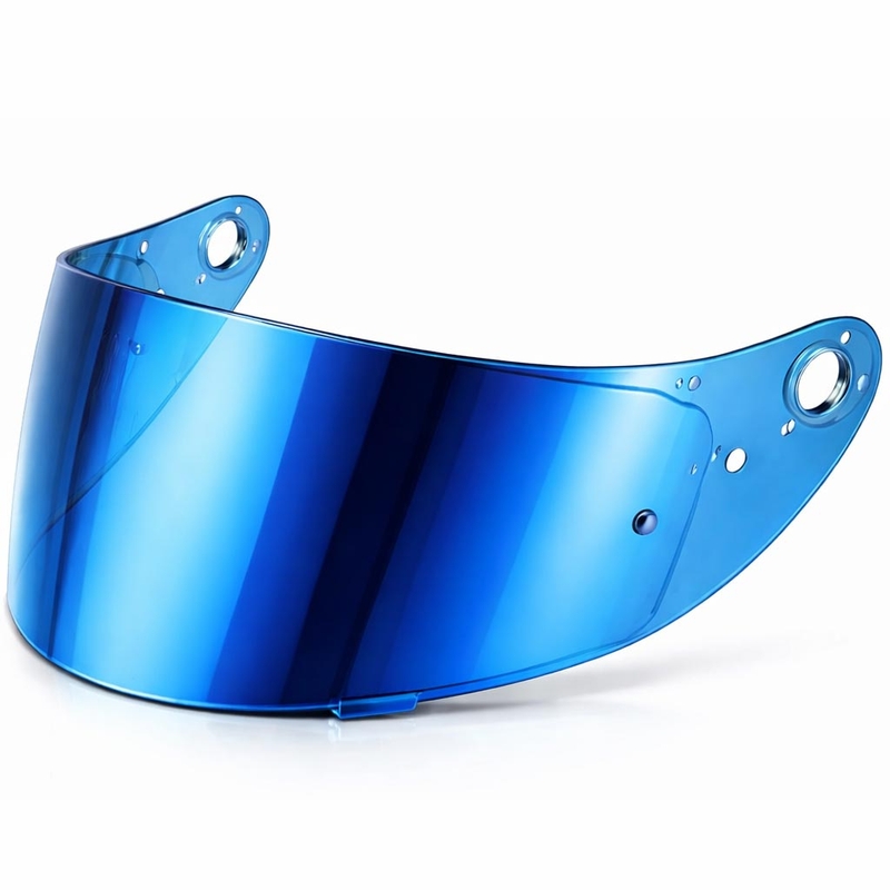 Visiera per caschi da moto Cassida Orbit con predisposizione Pinlock REVO blu specchio