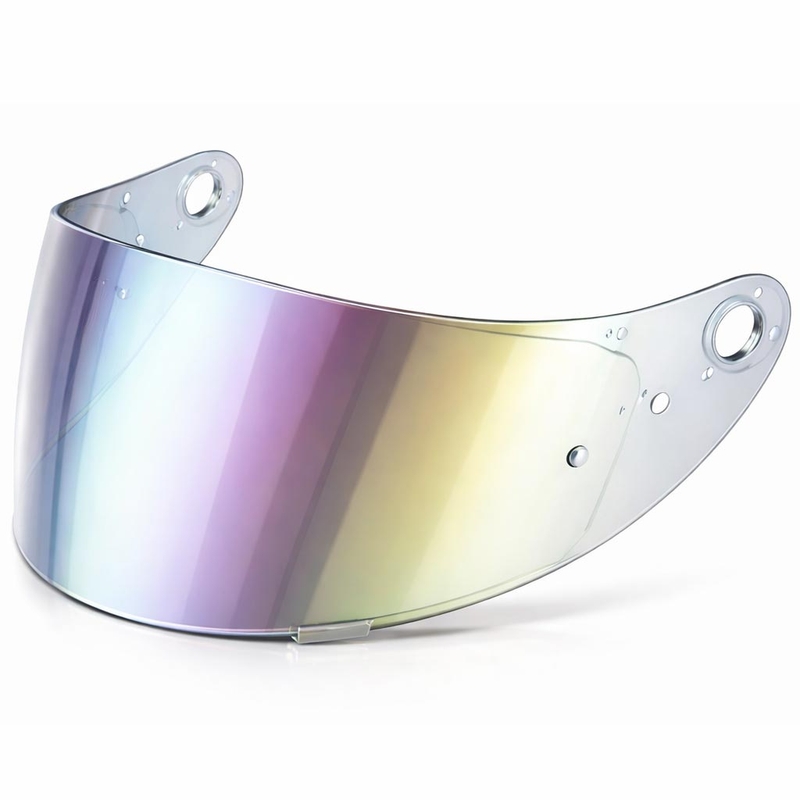 Visiera per caschi da moto Cassida Orbit con predisposizione Pinlock, iridio