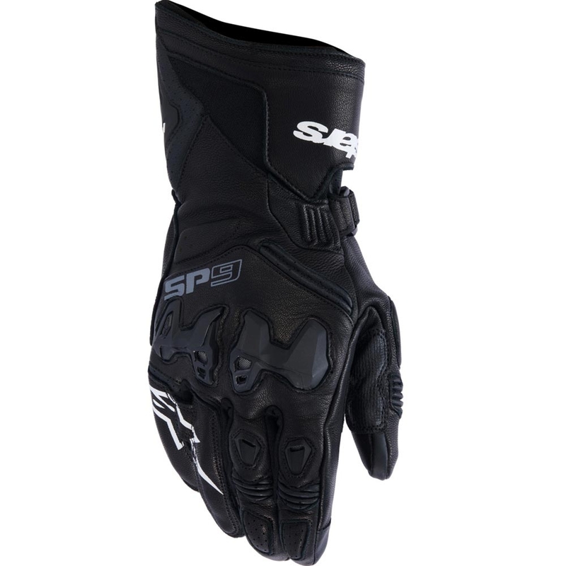 Guanti da moto Alpinestars SP-9 neri e bianchi