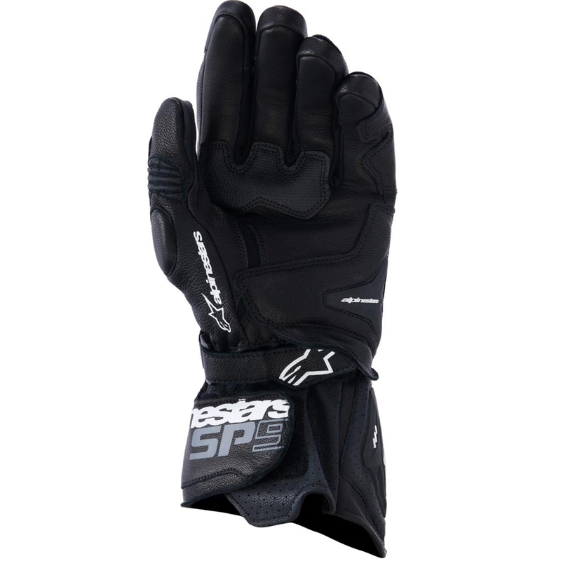 Guanti da moto Alpinestars SP-9 neri e bianchi