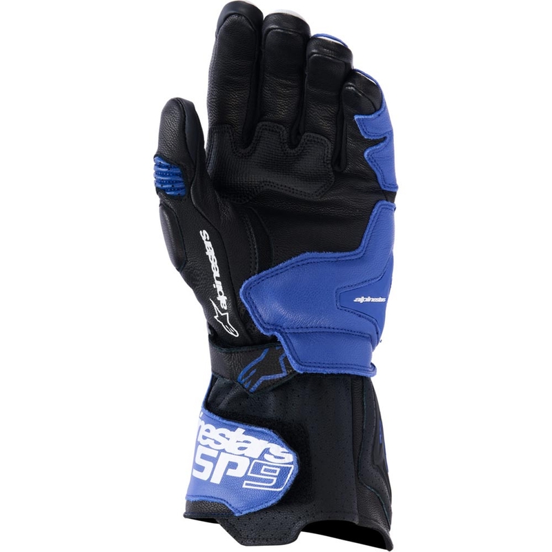 Guanti da moto Alpinestars SP-9 blu-bianco-nero