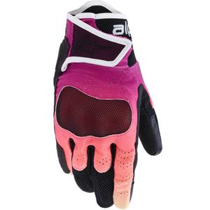 Guanti da moto da donna Alpinestars Stella Mogress Airflow con sfumatura nera