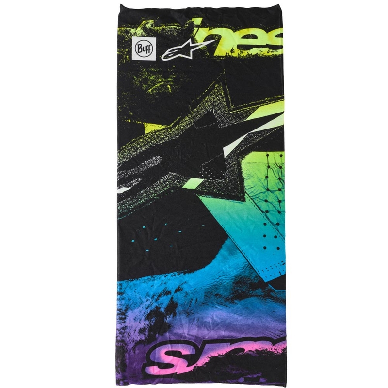 Collare protettivo Alpinestars Buff Ignite nero-rosso