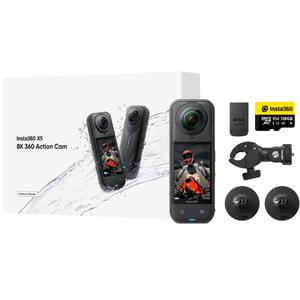 Action camera Insta360 X5 Motorcycle Bundle nera