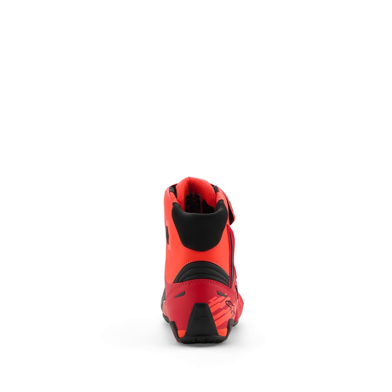 Stivali da moto Alpinestars Faster-4 MM93, collezione fluo, rosso-rosso-nero