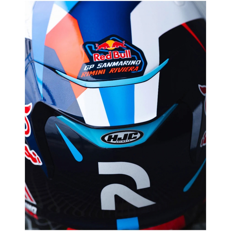 Casco integrale da moto HJC RPHA 12 Red Bull Misano GP 2 MC21 blu-bianco-rosso