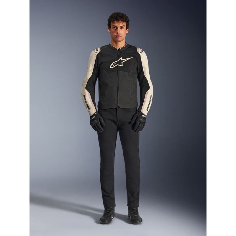 Giacca da moto Alpinestars T-SPS Air V2 nera-sabbia