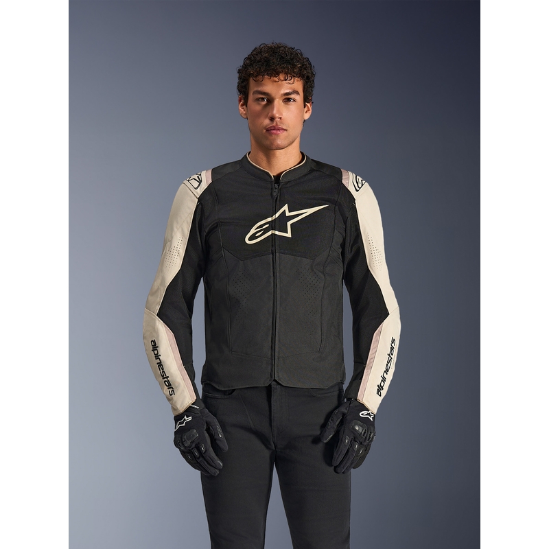 Giacca da moto Alpinestars T-SPS Air V2 nera-sabbia