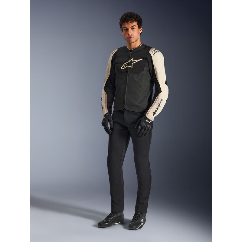 Giacca da moto Alpinestars T-SPS Air V2 nera-sabbia