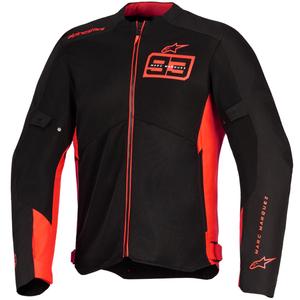 Giacca da moto Alpinestars C-1 AIR MM93, collezione fluo, rosso-rosso-nero