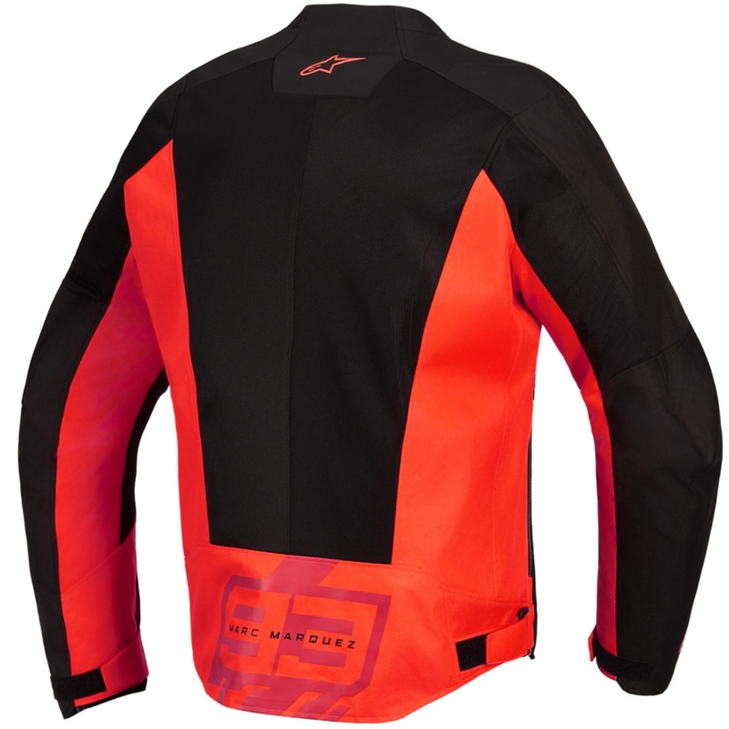 Giacca da moto Alpinestars C-1 AIR MM93, collezione fluo, rosso-rosso-nero